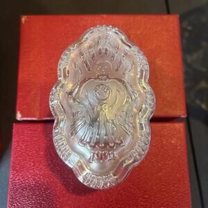 🔮🎶Waterford Crystal 1999 Songs Of Christmas Joy To The World Music Box